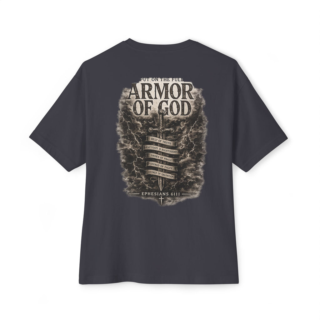 Stand Firm "Armor of God" Tee — Christian Faith Graphic T-Shirt