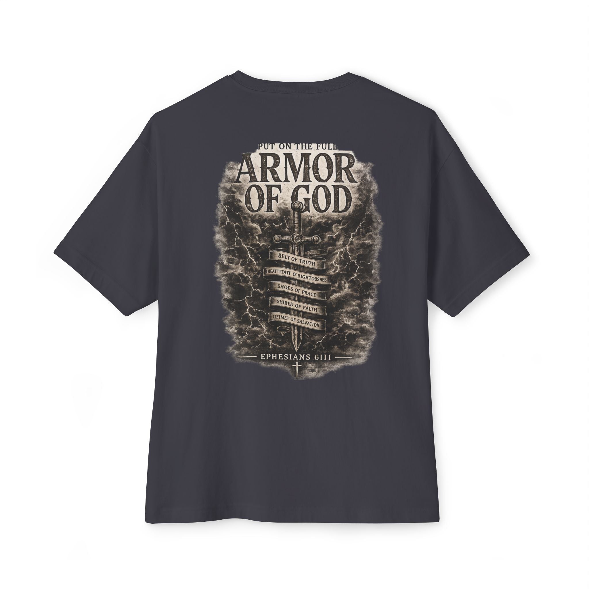 Stand Firm "Armor of God" Tee — Christian Faith Graphic T-Shirt