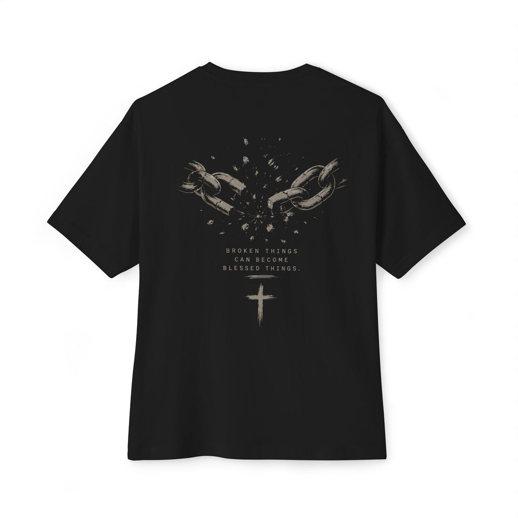 Chain Breakers Tee — Christian Faith Graphic T‑Shirt (Live Free)