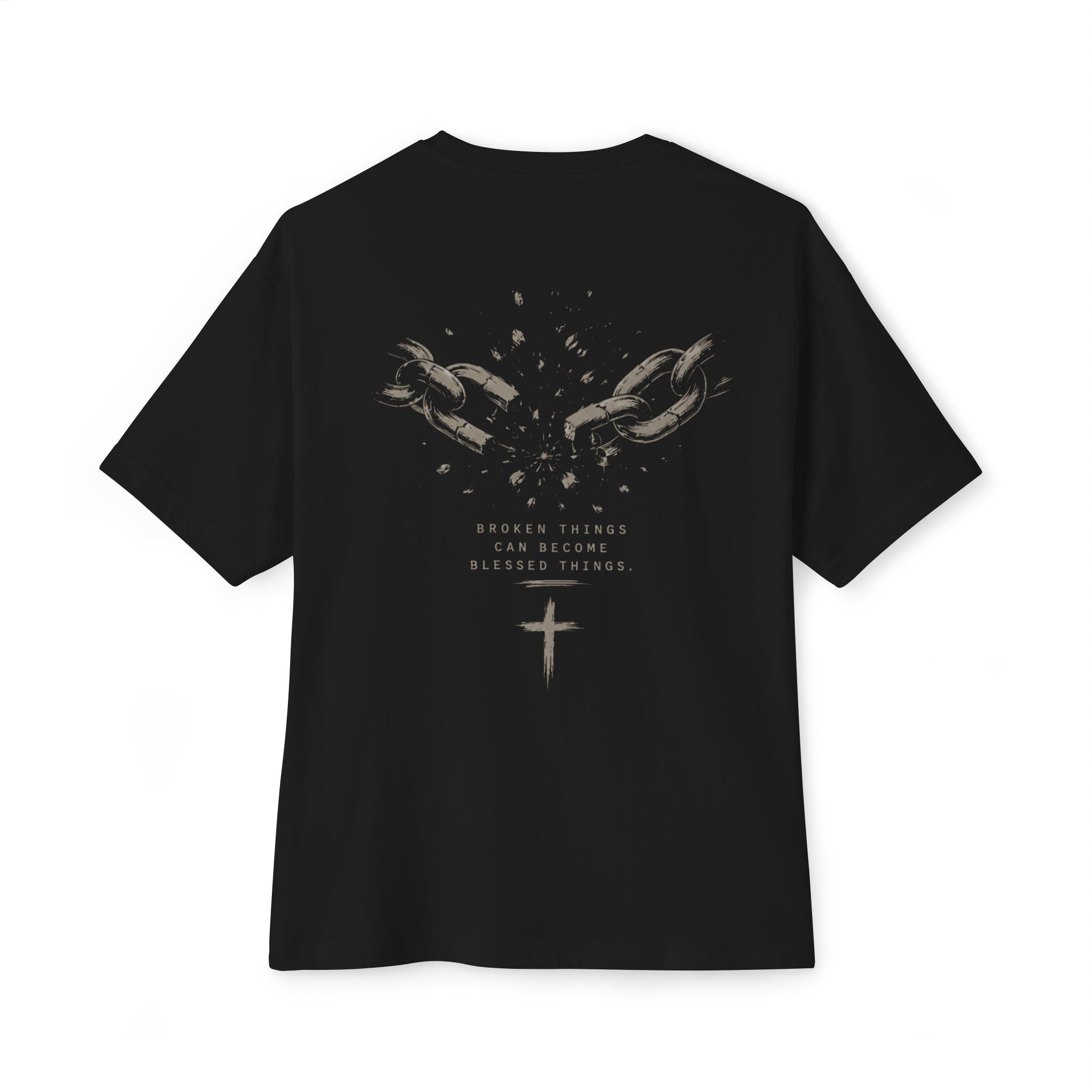 Chain Breakers Tee — Christian Faith Graphic T‑Shirt (Live Free)