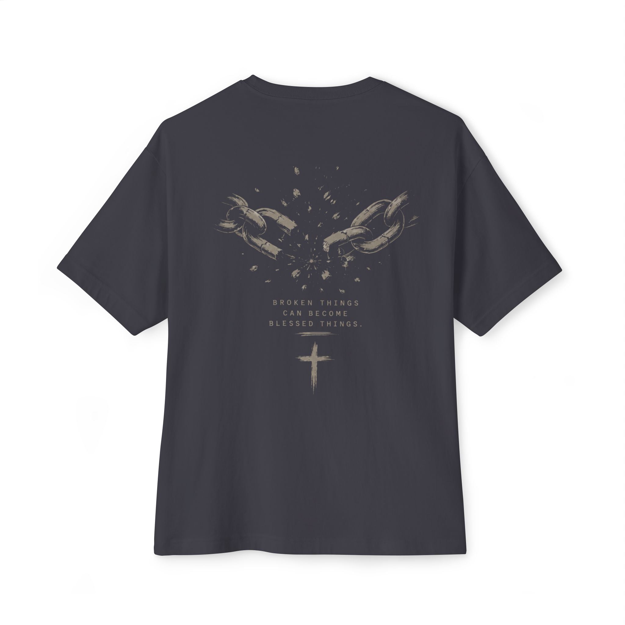 Chain Breakers Tee — Christian Faith Graphic T‑Shirt (Live Free)