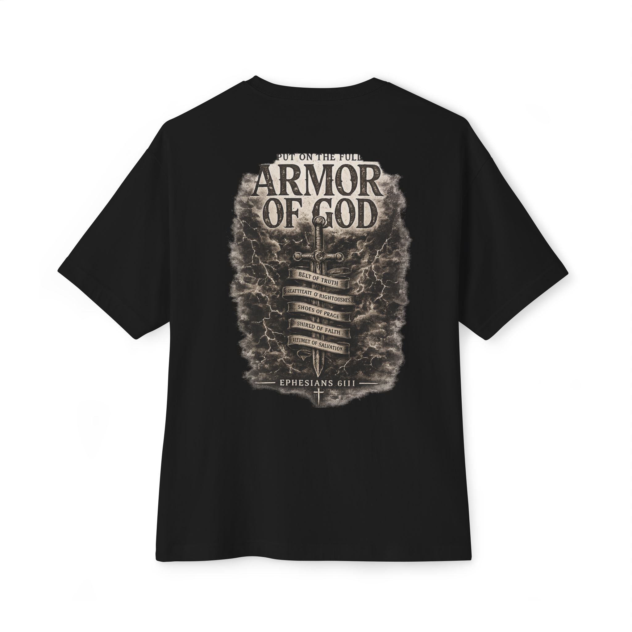 Stand Firm "Armor of God" Tee — Christian Faith Graphic T-Shirt