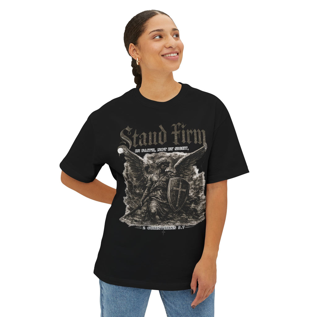 Stand Firm "Armor of God" Tee — Christian Faith Graphic T-Shirt