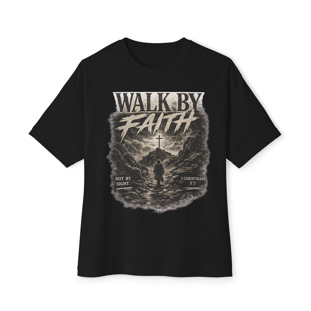 Faith Walk T‑Shirt — "Walk By Faith" Christian Graphic Tee