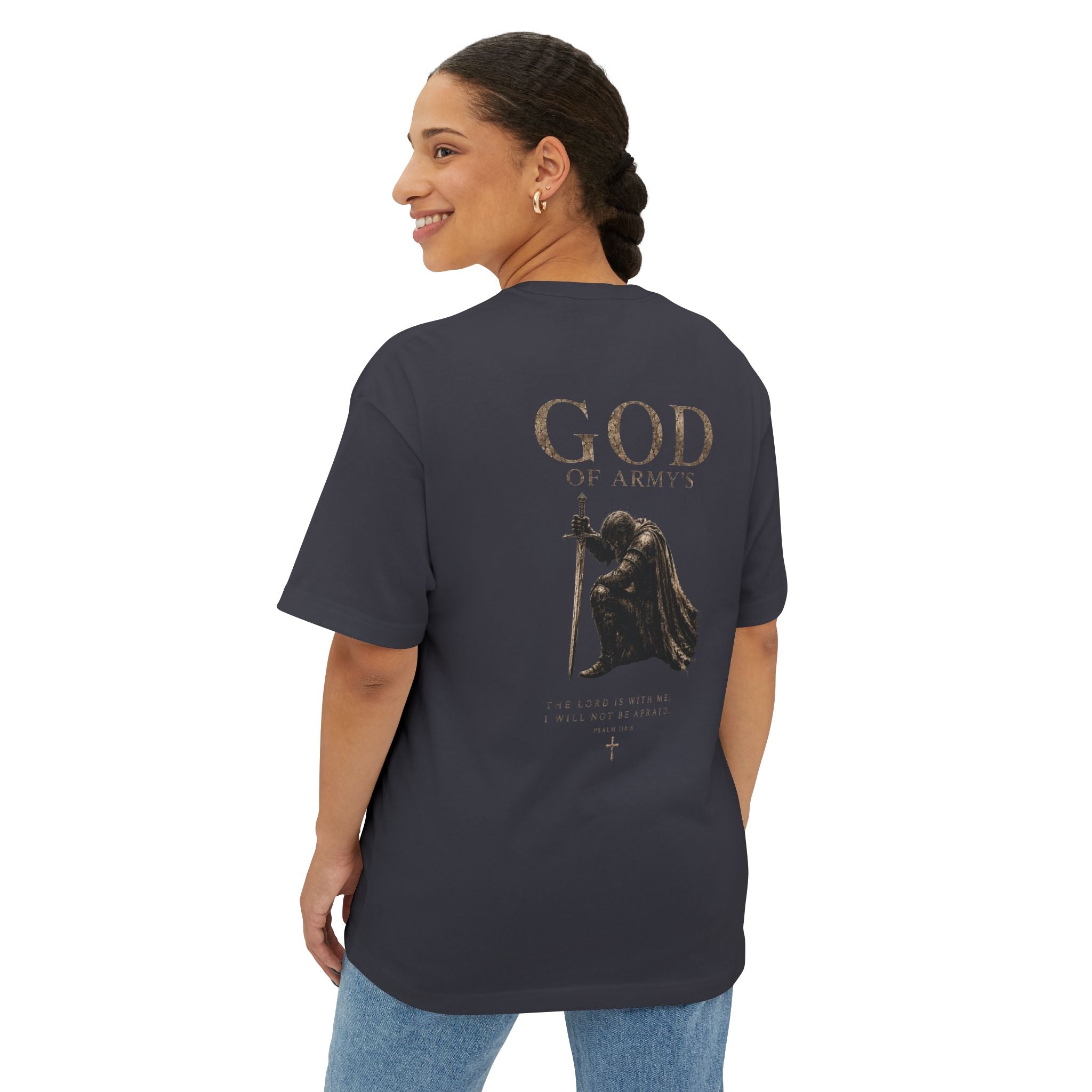 God of Armys Tee — Faith-Based Christian Graphic T-Shirt