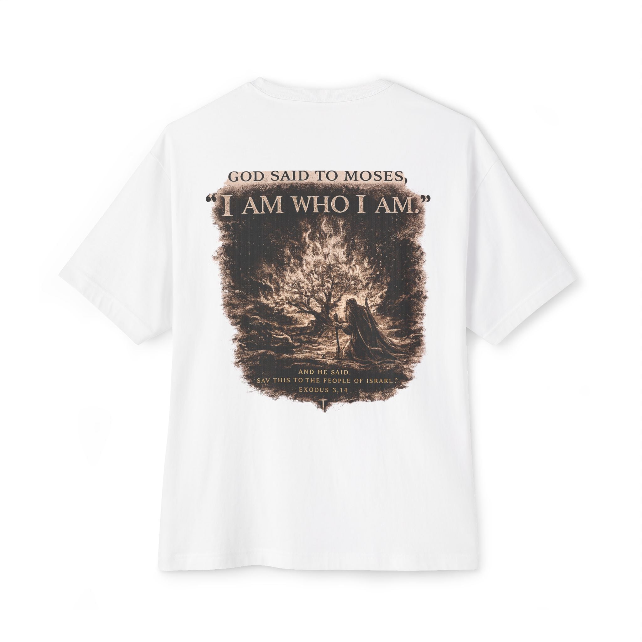 I AM Who I Am Tee — Christian Faith Graphic T-Shirt (Moses Scripture)