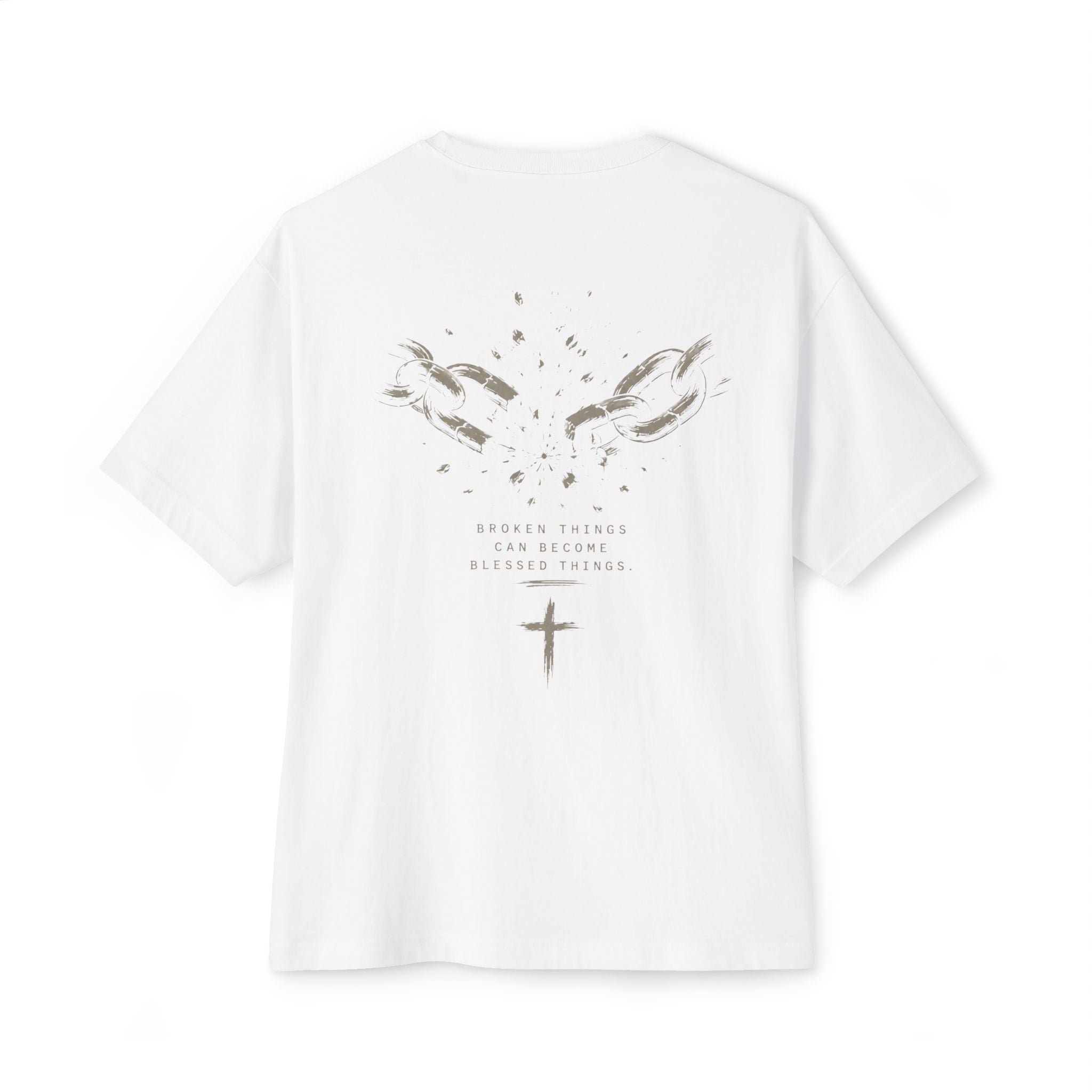 Chain Breakers Tee — Christian Faith Graphic T‑Shirt (Live Free)