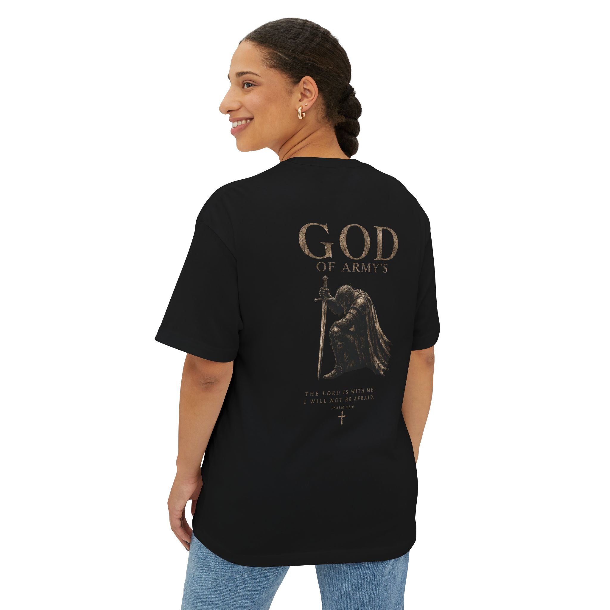 God of Armys Tee — Faith-Based Christian Graphic T-Shirt