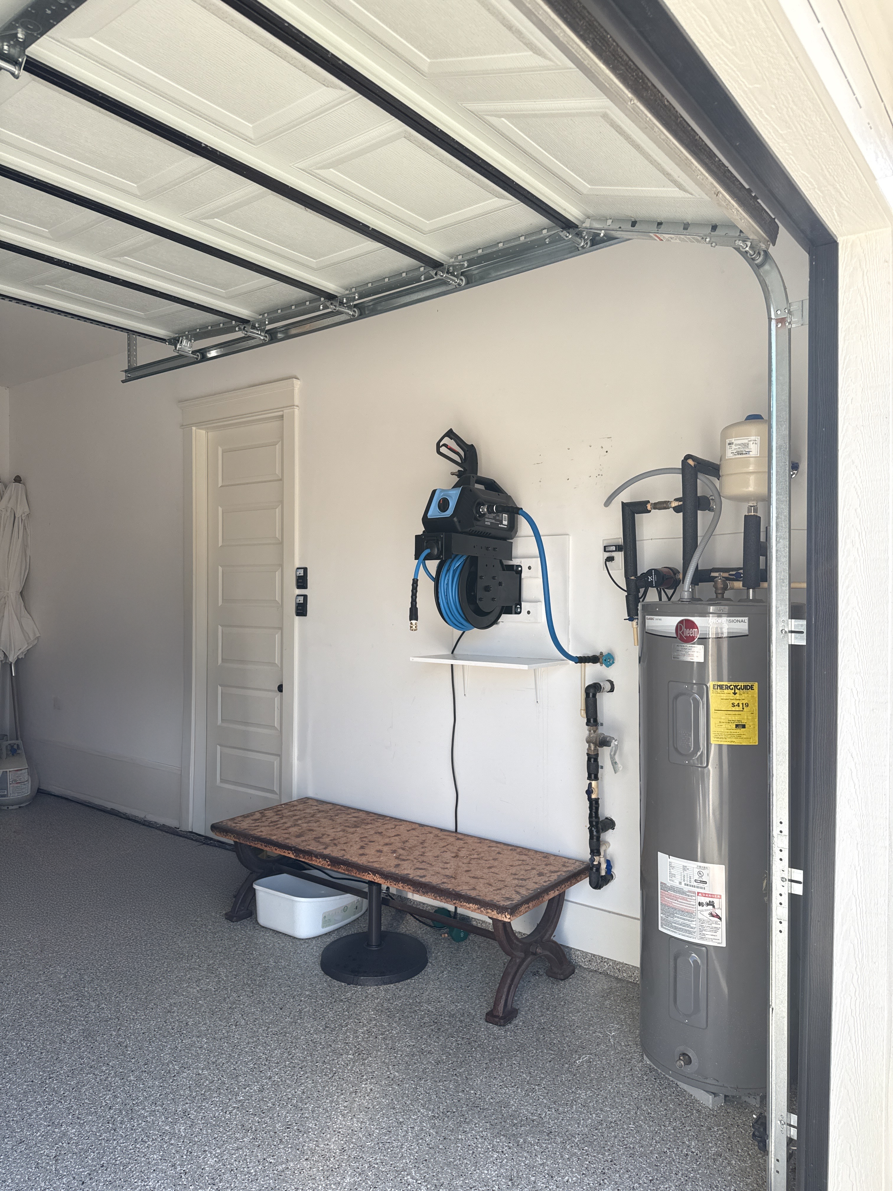 Blu Shield HumpBack 3000PSI All-in-One Pressure Washer System, Auto-Retractable Hose Reel, Industrial Pump, Accessories